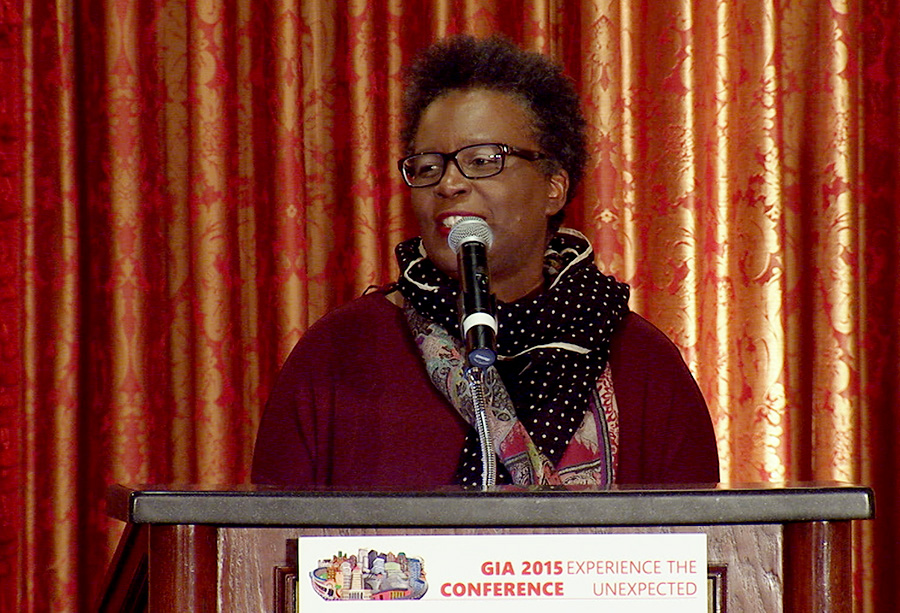 Claudia Rankine at GIA 2015 Conference