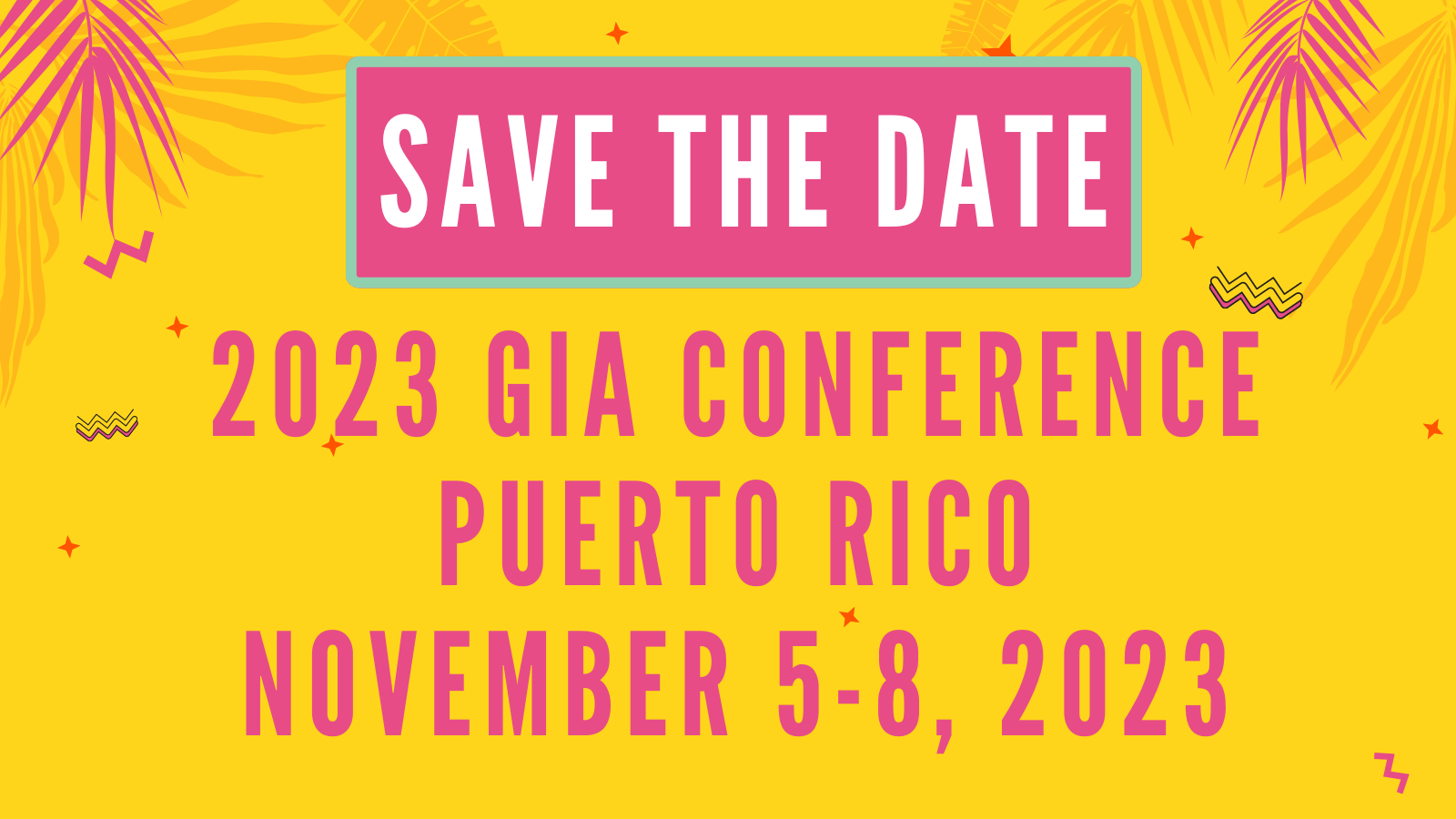 GIA 2023 Conference save the date