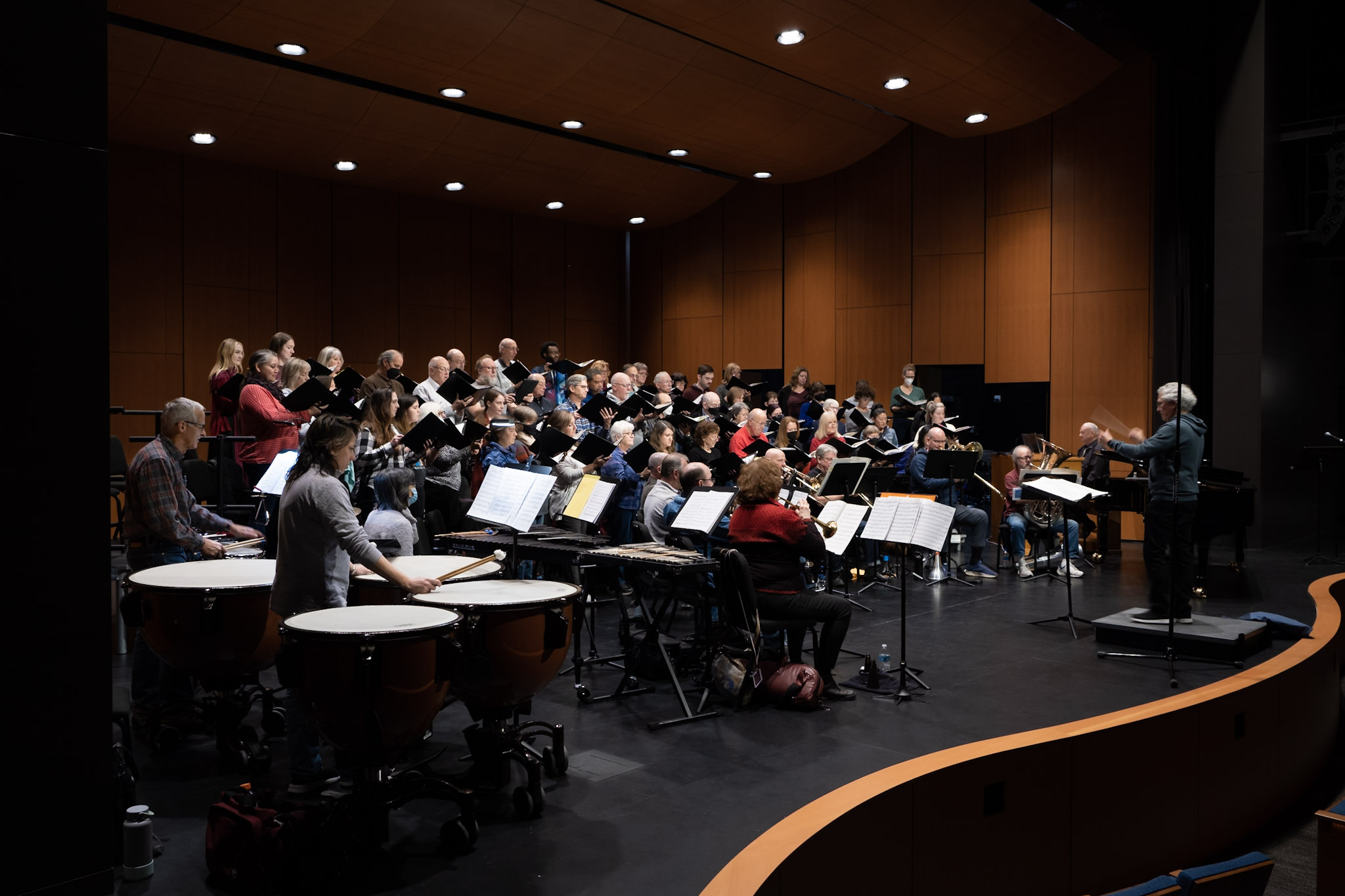 image of a choir onstage