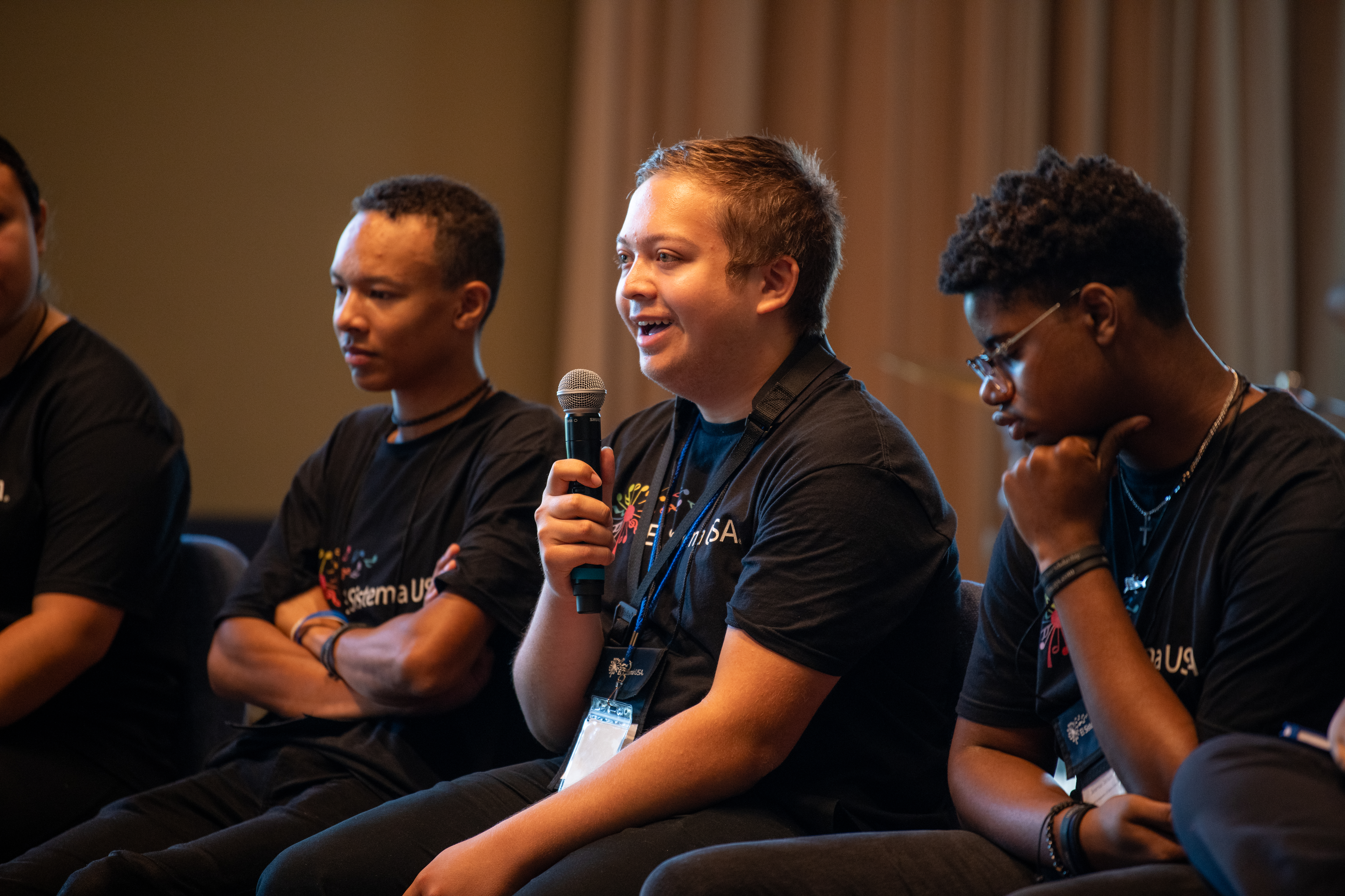 A Youth Ambassador shares their voice during the 2025 East Coast Regional Gathering in Baltimore.