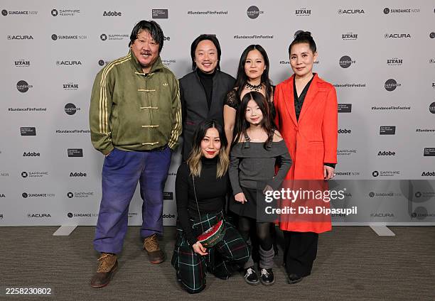 The Rock Springs cast at the film’s premiere at the 2026 Sundance Film Festival