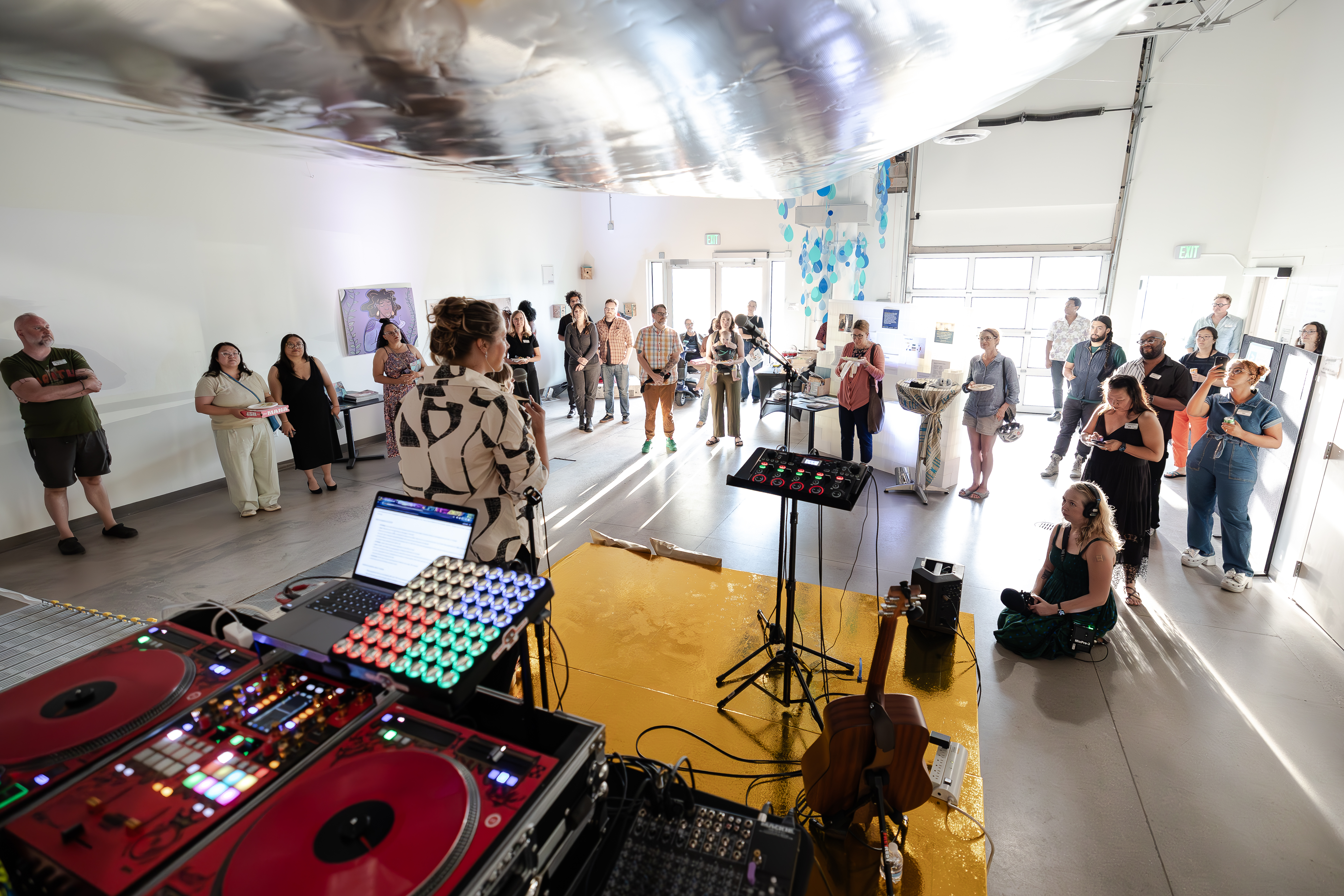 Executive Director Laura Zabel announces the expansion of Springboard for the Arts Guaranteed Income Pilot for Artists, 2024