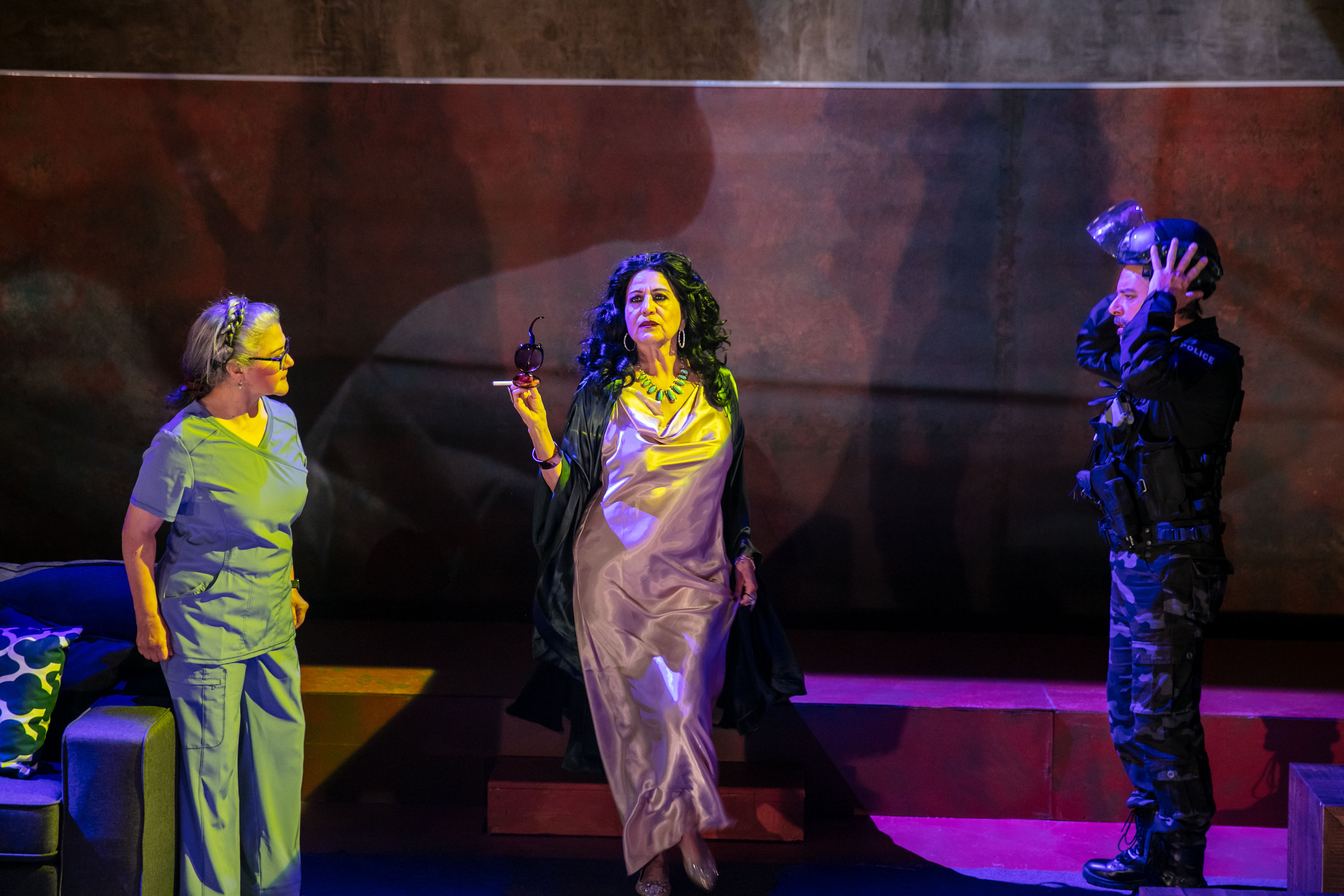 Latino Theater Company members in Whittier Boulevard