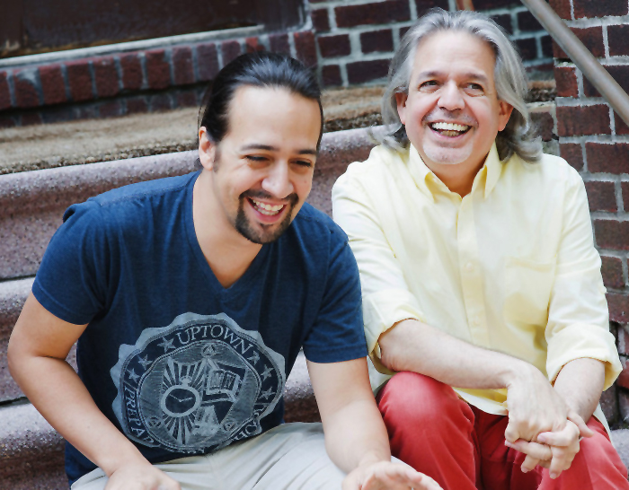 Lin-Manuel Miranda and Luis A. Miranda Jr.